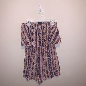 Off the shoulder romper